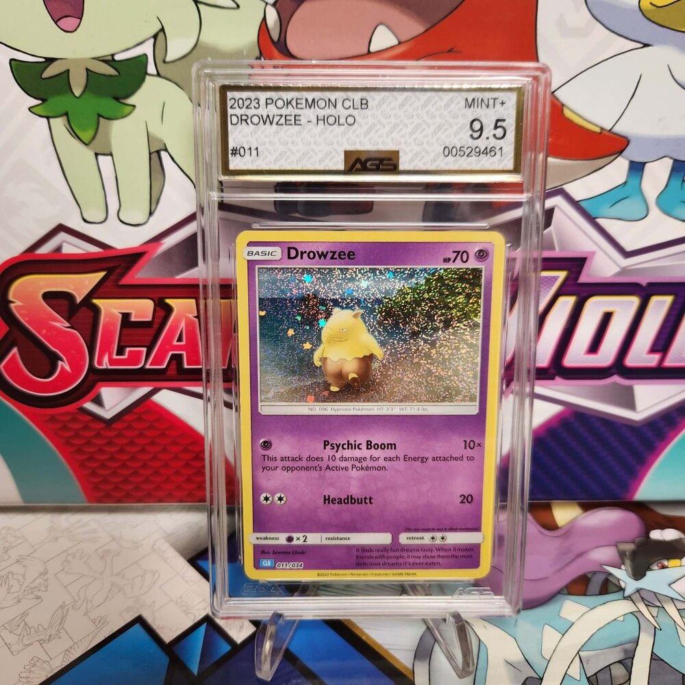 Pokemon Drowzee 011/034 Holo - Classic Collection - AGS 9.5